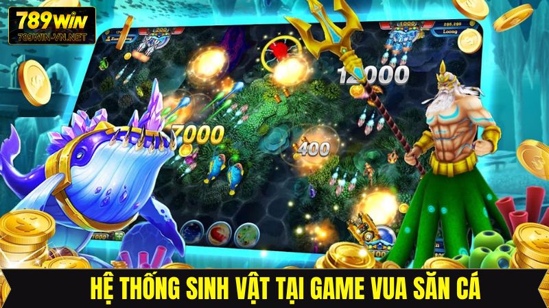 Hé lộ các loại sinh vật trong vua săn cá