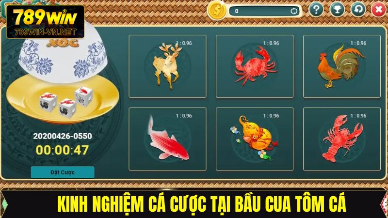 Chiến thuật thắng lớn khi chơi bầu cua tôm cá 