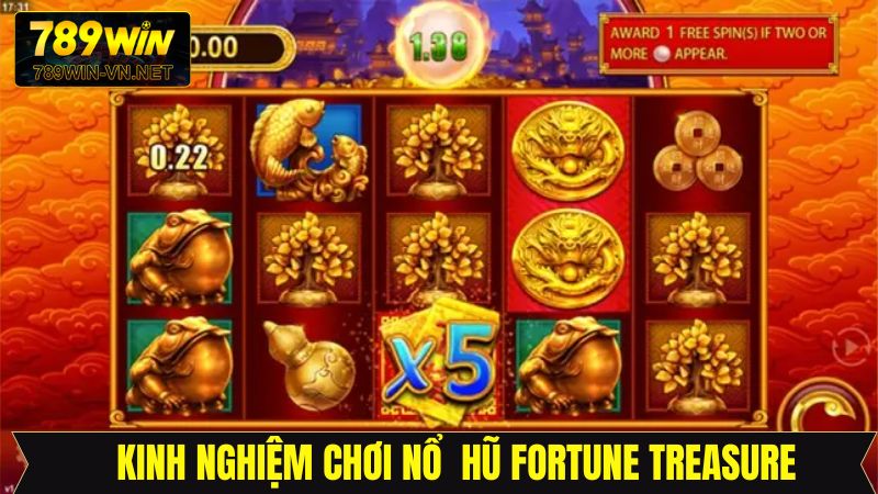 Chiến thuật nên bắt nhịp guồng quay nổ hũ Fortune Treasure